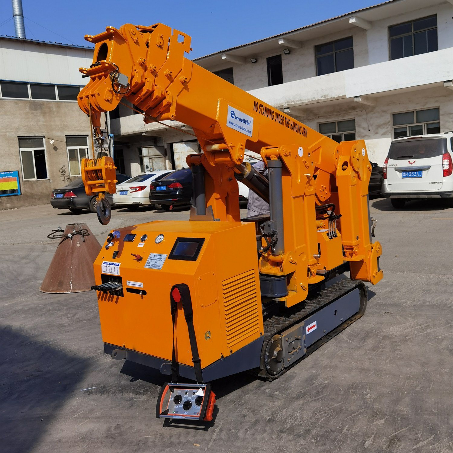 Chine 
                Spider grue Crawler Fabricant Mini grue électrique avec certificat CE
             fournisseur