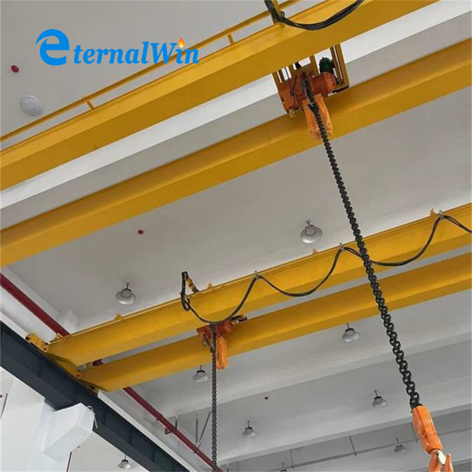 China 
                Top Quality Electric Hoist 5t-20ton Double Beam Girder Bridge Overhead Crane for Steel Structure Warehouse Lifting
             supplier