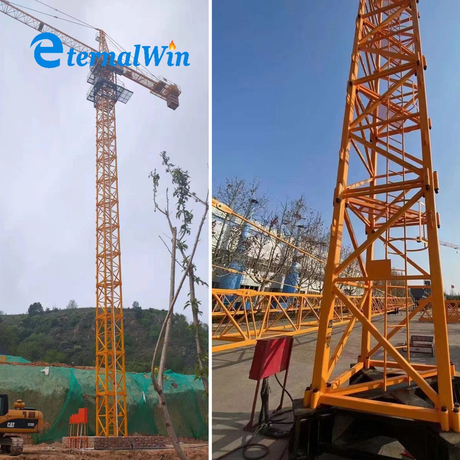 Topless Tower Crane Manufacturer Construction Machinery Lifting Equipment Tower Crane