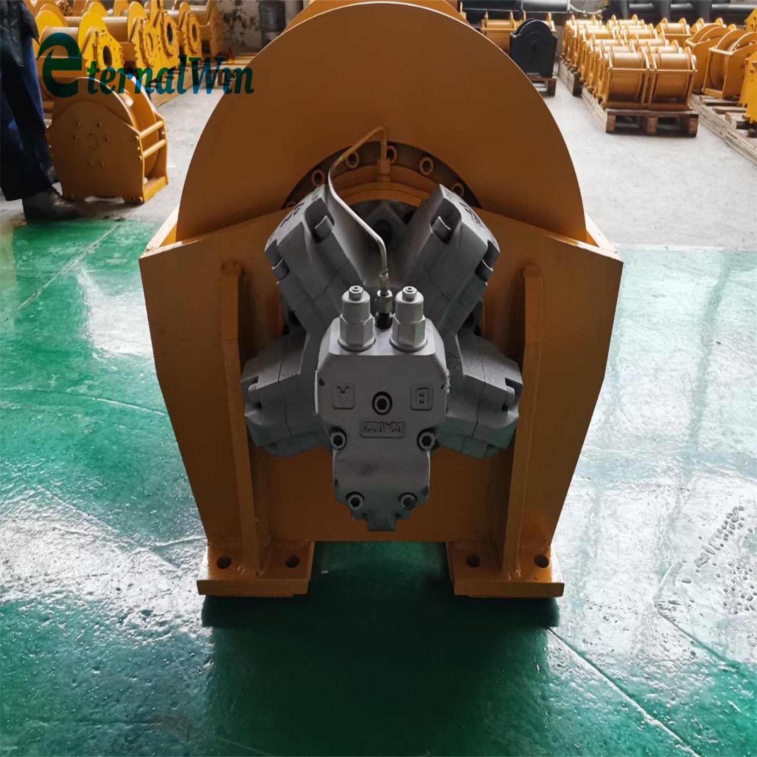 Tractor Hydraulic Winch for Mining Construction Work 1 Ton 2 Ton Wire Rope Cable Pulling Machine Cable Lifter Windlass Winch
