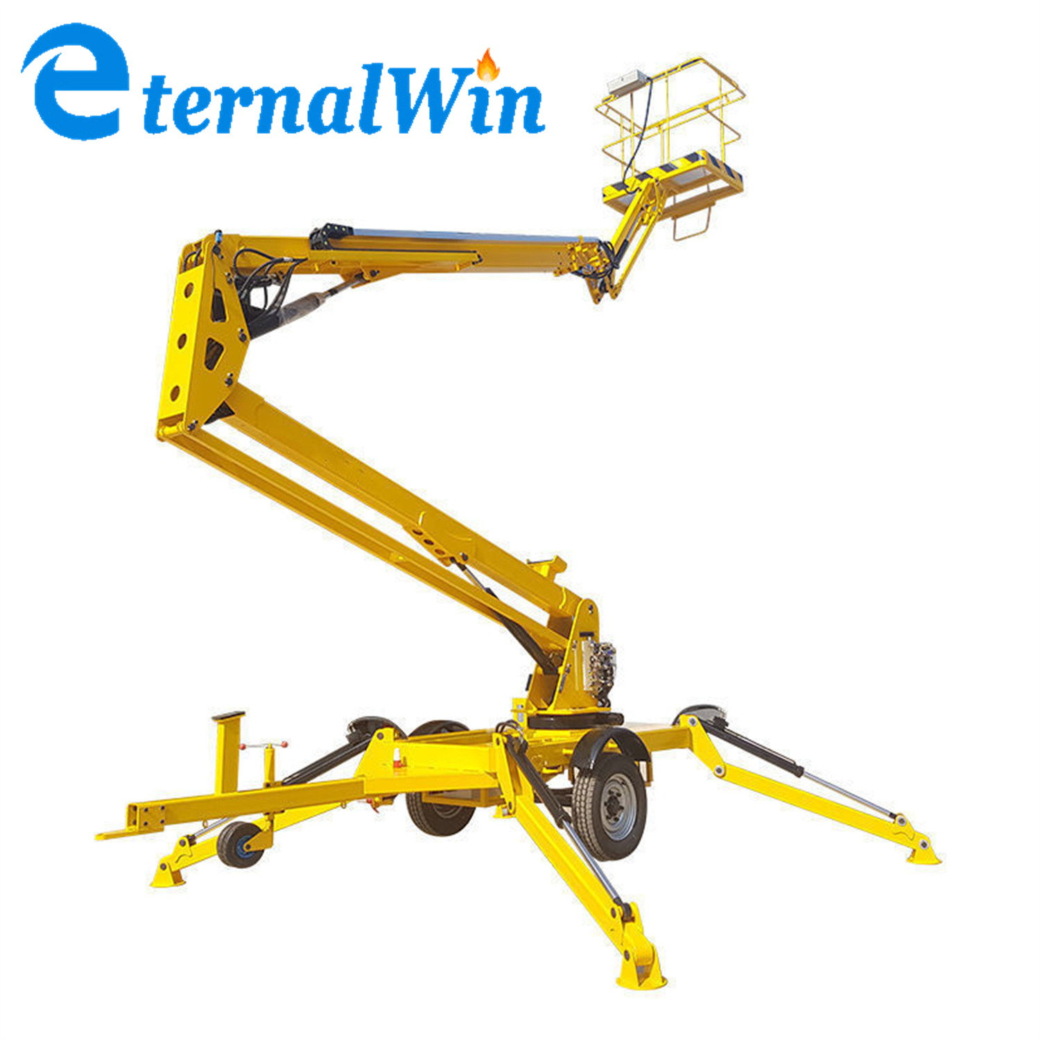 Tree Trimming Facility Maintenance Cherry Picker Building Cleaning Easy Operated Towable Lift