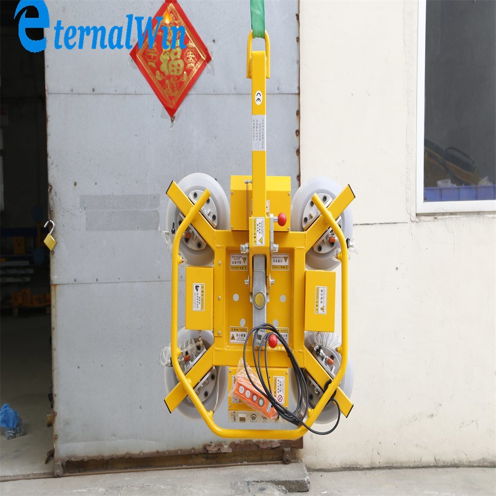Unitized Curtain Wall Installation Device Electric Glass Vacuum Lifter