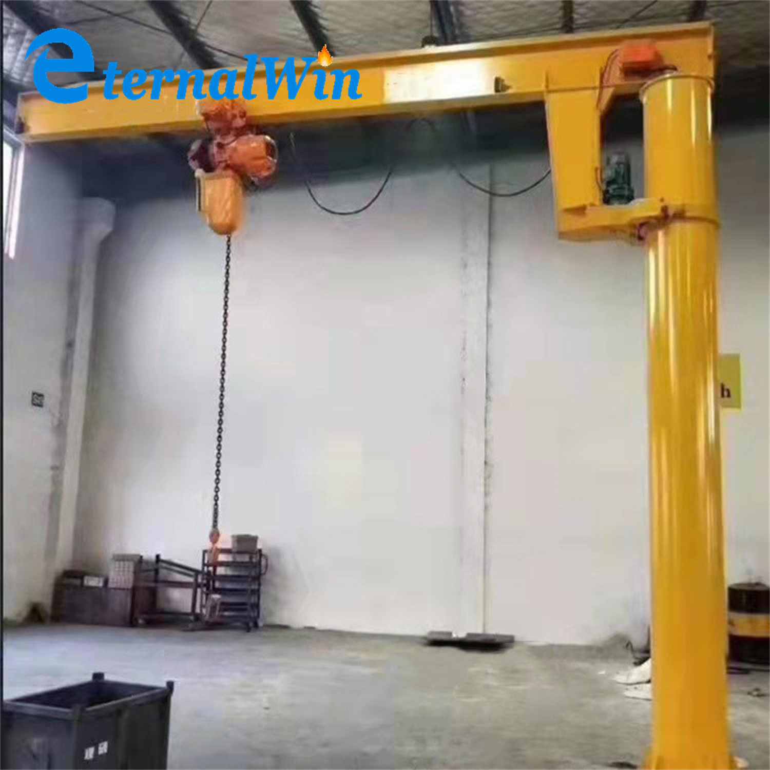 Warehouse Rotate 360 Degrees Electric 0.5 Ton Jib Crane