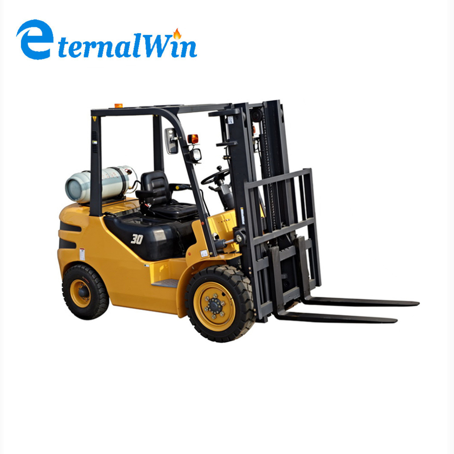 Warehouse Used LPG Engine 3 Ton Forklift for Sale