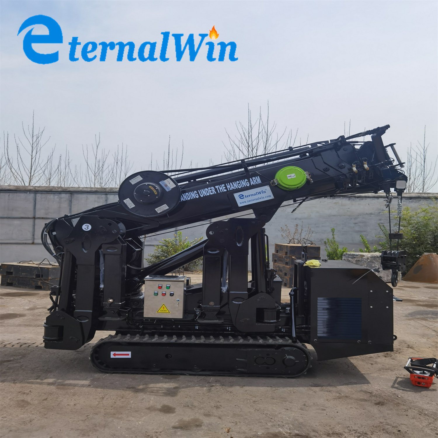 Widely Used 3ton 9.7m Lifting Height Small Telescopic Spider Crane Price