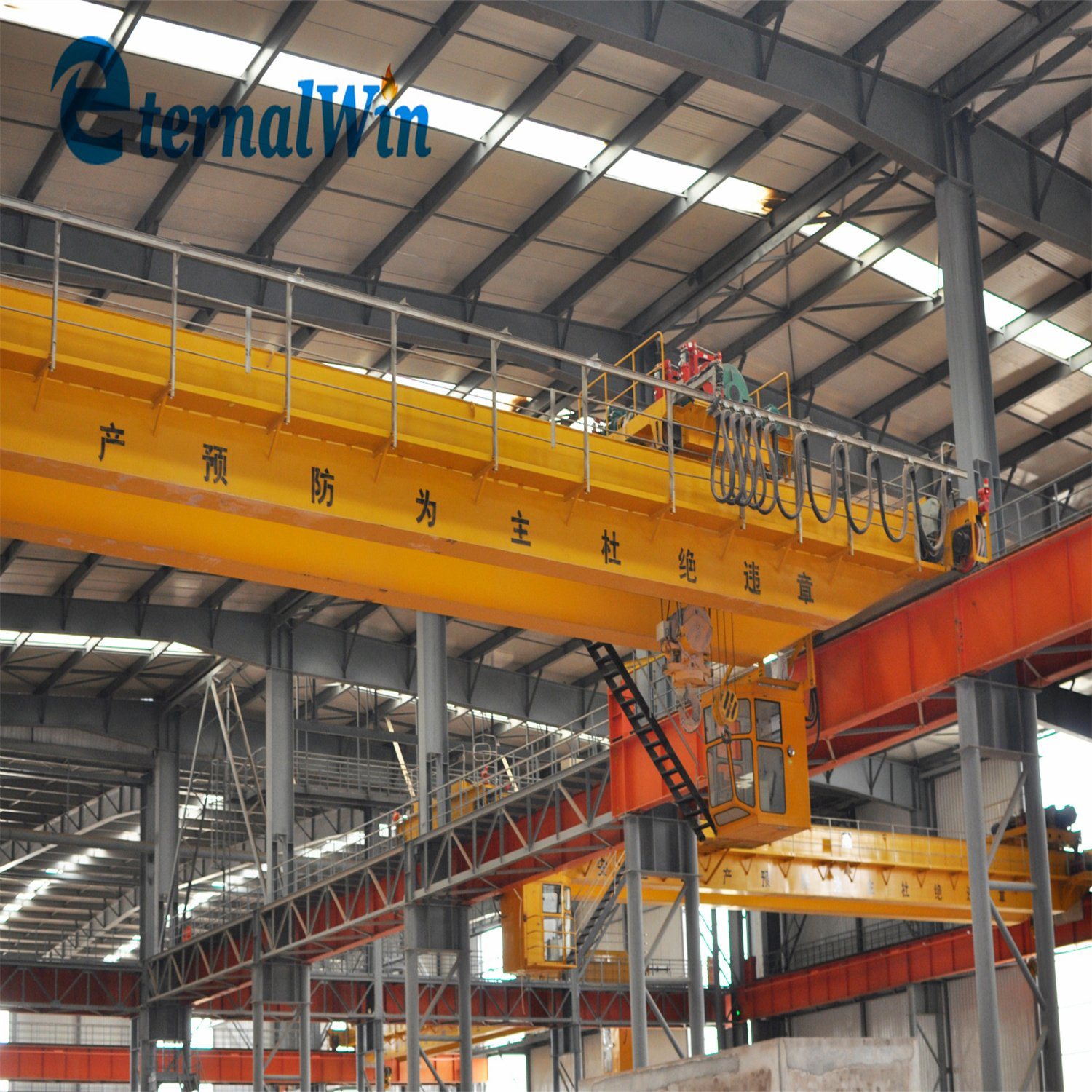 
                Workshop Brugkraan met dubbele balk Girder bovenloopkraan 16 ton 20 ton 30 ton
            