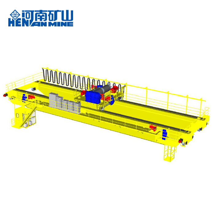 China 
                10 Ton Remote Control Electric Double Beam Hoist Overhead Traveling Crane
             supplier