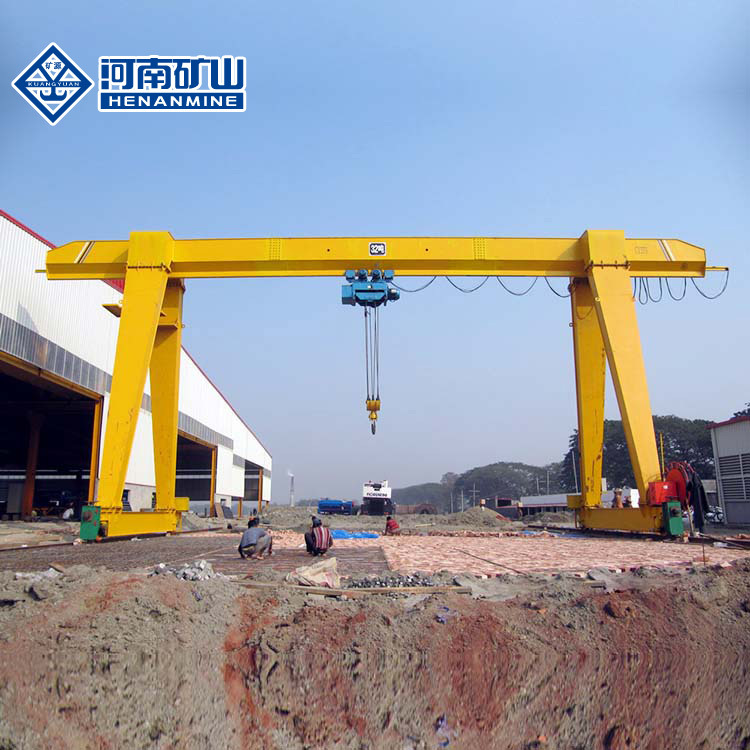 10 Ton Single Girder Gantry Crane with Electric Trolley