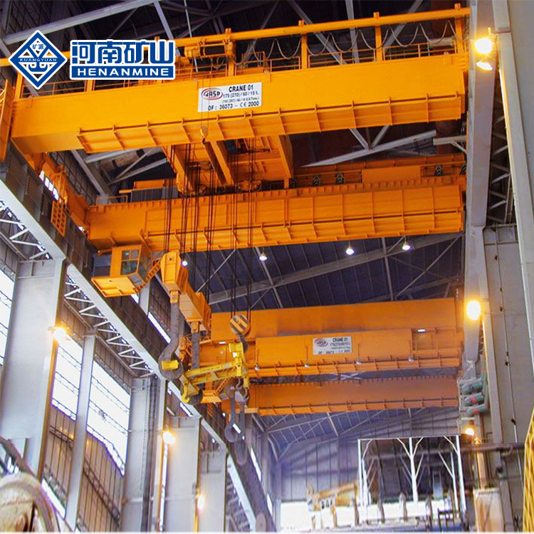 100% Safety Guarantee Double Beam Hook Casting Overhead Crane
