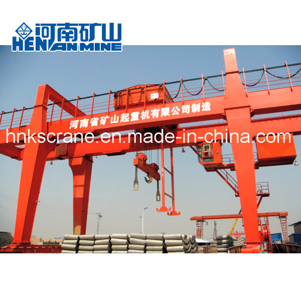 75 Ton Rail Mounted Metro Construction Double Girder Gantry Crane