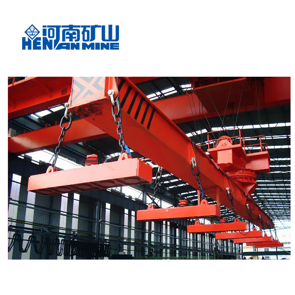 China 
                Best Quality QL Model Double Beam Magnet Crane with Hanging Balk voor staalfabriek
             leverancier