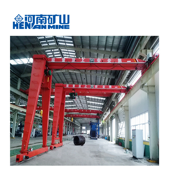 China 
                Mejor venta 10 Ton grúa eléctrica un solo Girder semi Gantry Grúa (BMH)
             proveedor