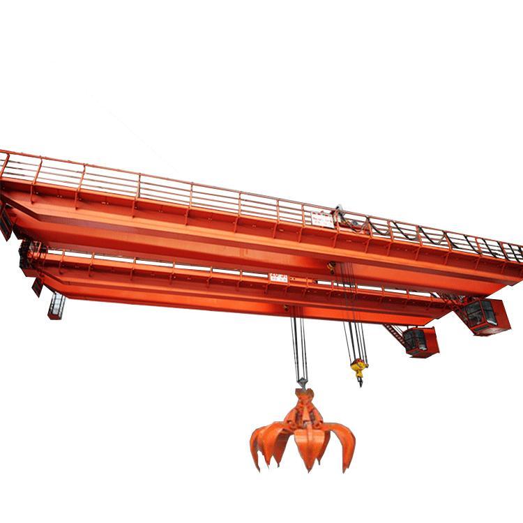 
                Double Beam Cabin Control Eot Hook and Bucket Crane
            