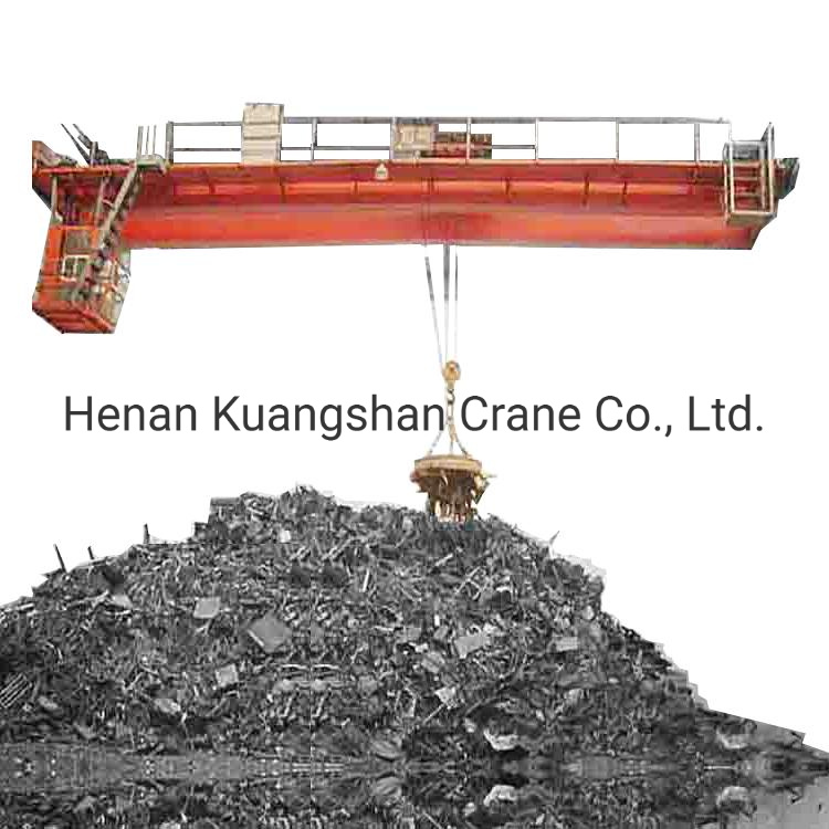 China 
                Double Beam Electric Magnetic Overhead Bridge Crane Steel Billets, Scraps
             supplier