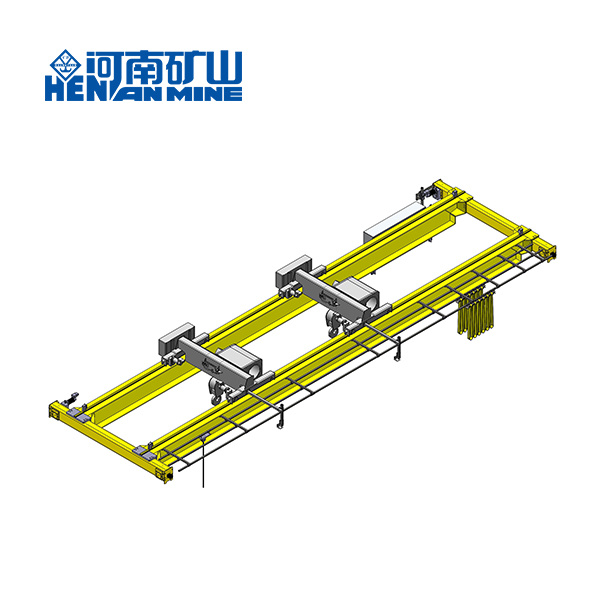 
                Double Beam Overhead Crane with Double Trolley for Steel Pipe
            