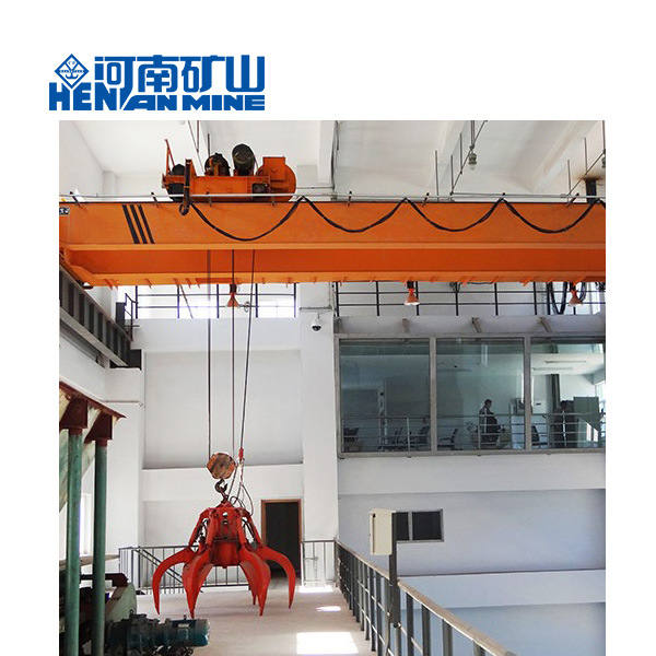 China 
                Double Girder Grab Bucket Bridge Crane
             supplier