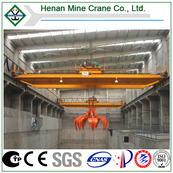 Double Girder Grab Bucket Overhead Crane