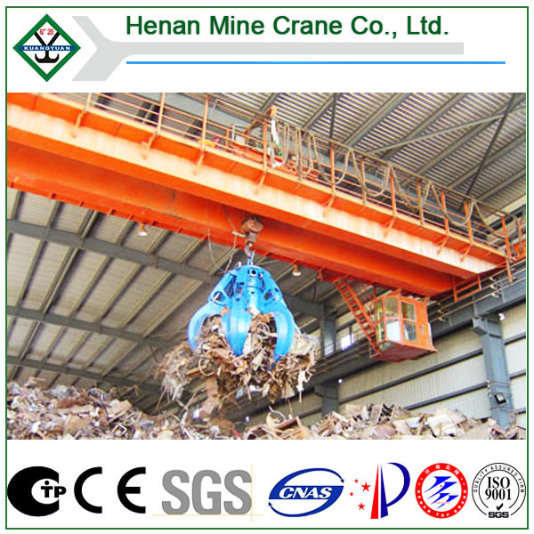 China 
                Double Girder Overhead Crane-Grab Bucket Overhead Crane
             supplier