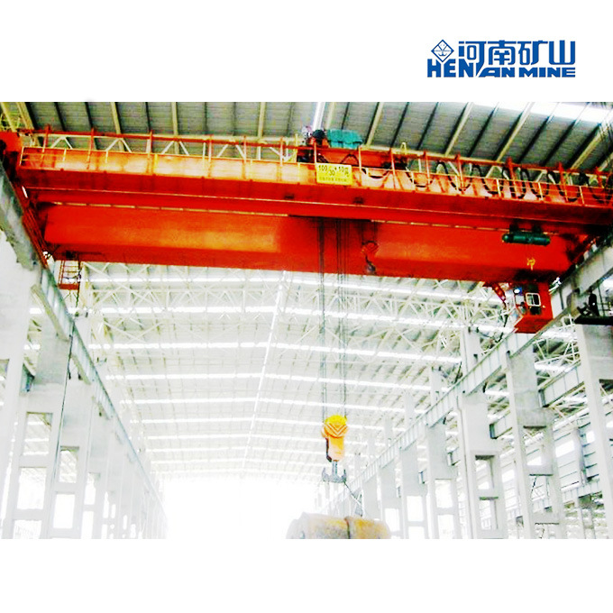 Double Girder Qd Model 5ton Winch Trolley Overhead Crane