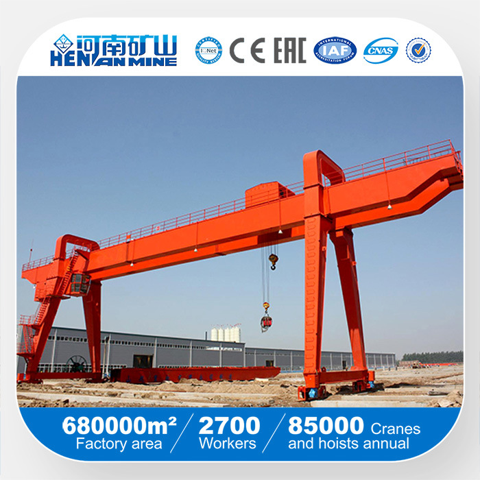 Chine 
                Double poutre 50 tonne grue à portique monté sur rail
             fournisseur
