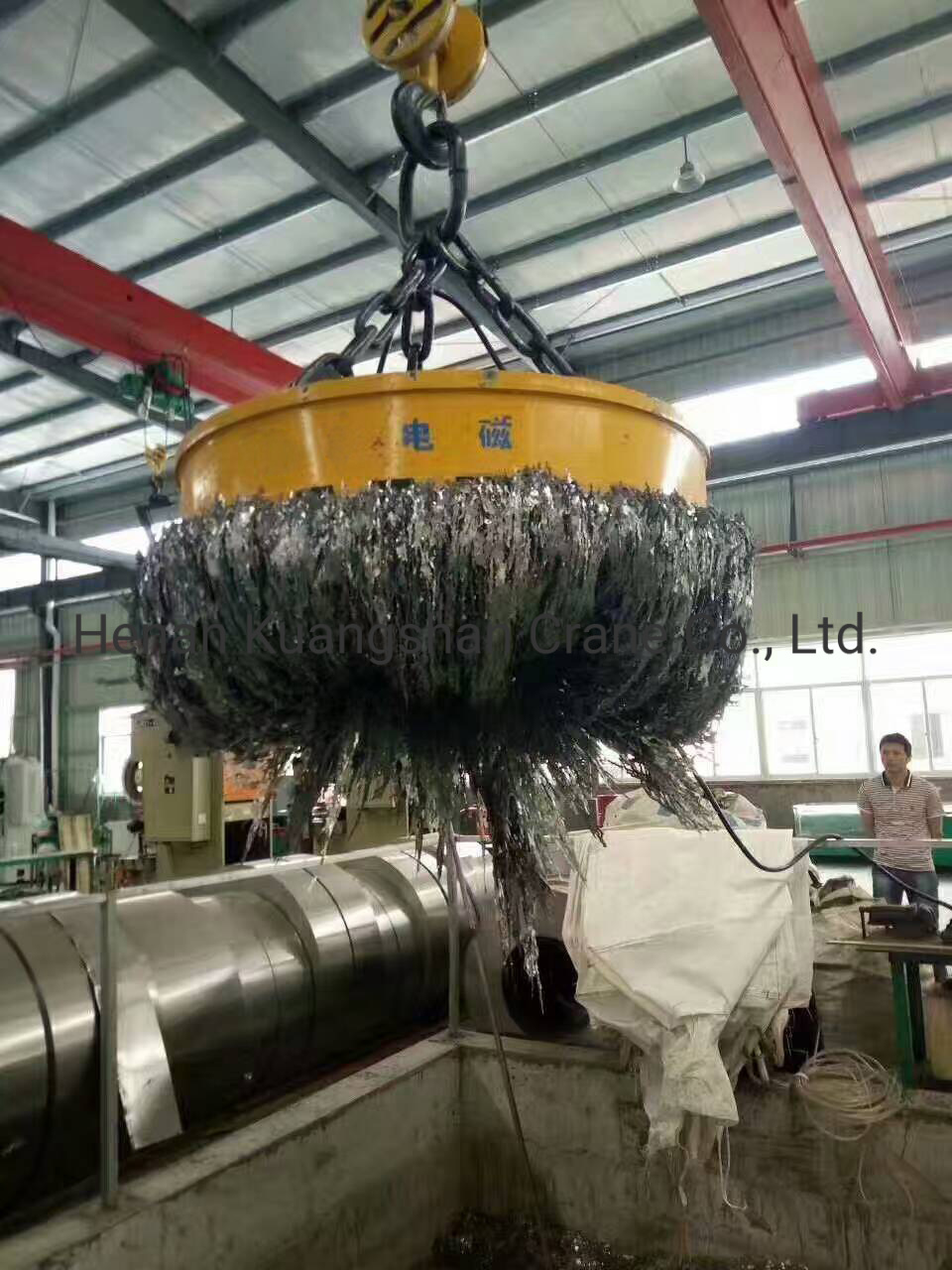 Electric Magnet Chuck, Magnetic Disk, Electromagnetic Chuck Lifting Scrap Billet