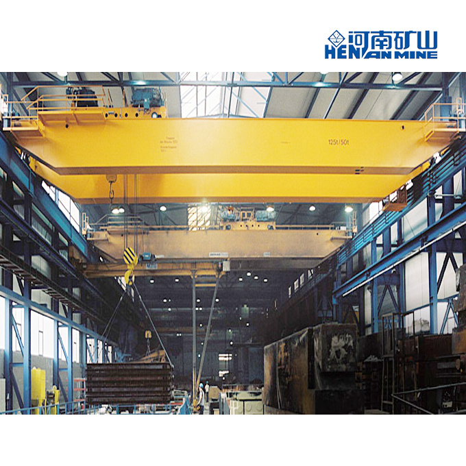 China 
                Factory Price Qd Type 32/5t Double Beam Overhead Crane
             supplier