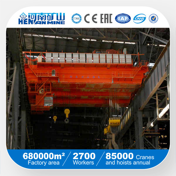 Chine 
                Fonderie coulée à double faisceau Crane-Ladle poutre Double Pont roulant
             fournisseur