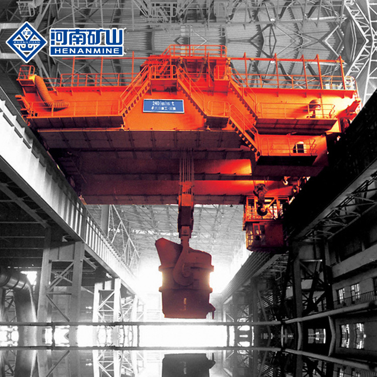China 
                Four Girders Casting Overhead Crane 200/60 Ton
             supplier