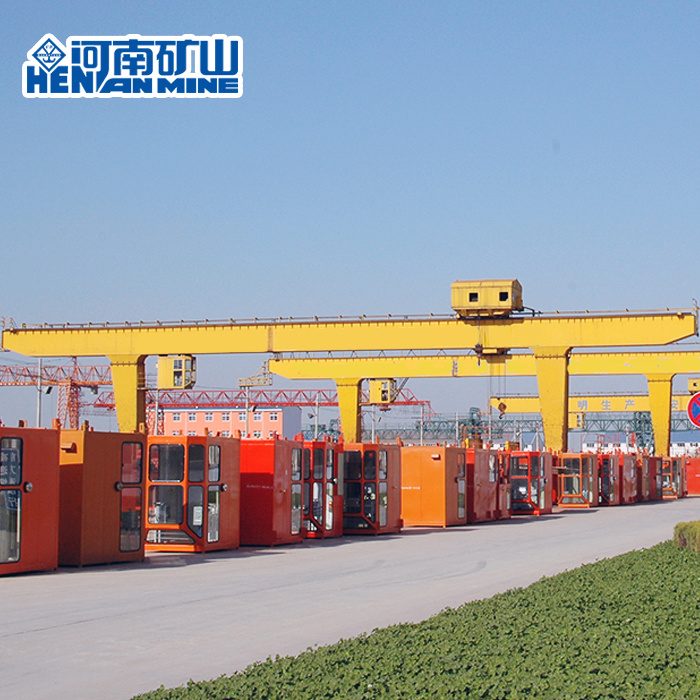 China 
                Good Quality Hot Sale Heavy Duty Cabin Control Single Girder L Type Electric Crab Rail Gantry Crane
             supplier