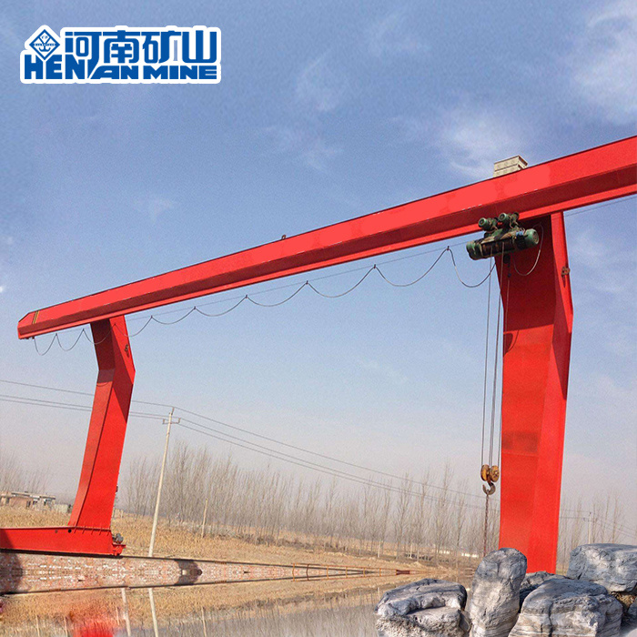 China 
                Good Quality Hot Sale High Technique Remote Control Single Beam L Type Electric Hoist Gantry Crane
             supplier