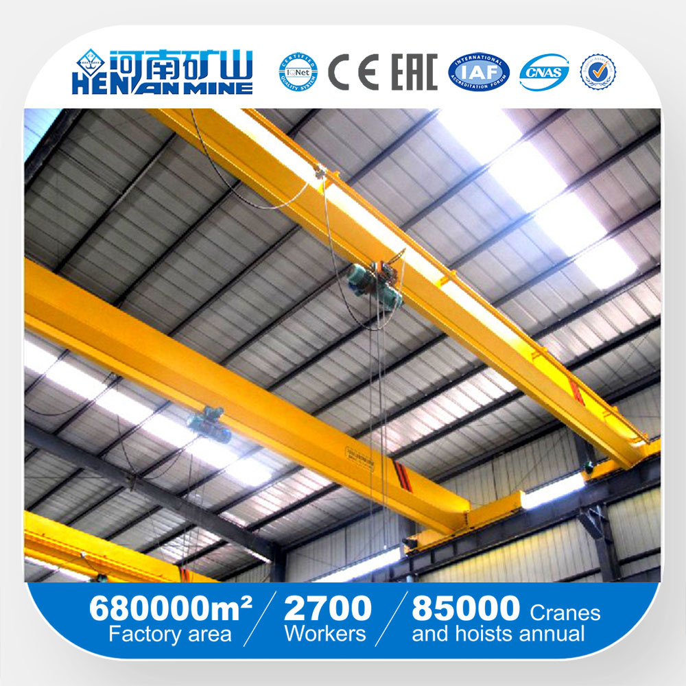 Good Quality Single Beam Electric Overhead Traveling Crane