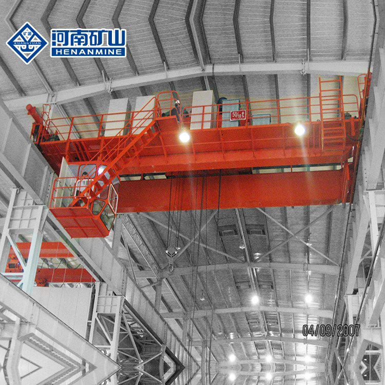 China 
                Heavy Duty Double Beam Electric Overhead Traveling Crane
             supplier