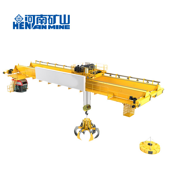 Heavy Duty Grab Bucket Double Girder Overhead Crane