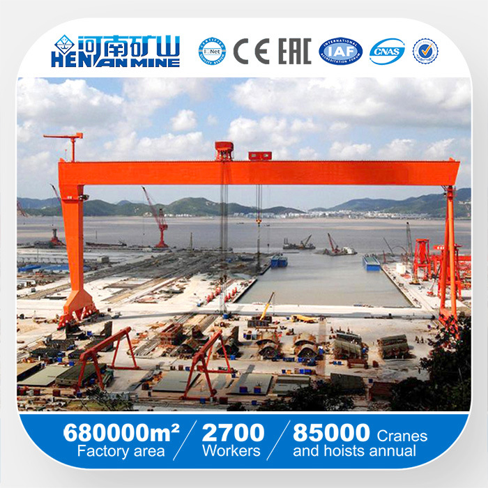 Heavy Weight Shipbuilding or Container Loading Gantry Crane