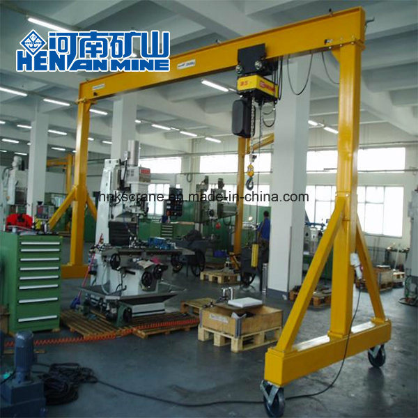 Henan Mine Mini Single Girder Gantry Crane 5~10ton