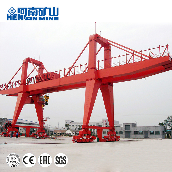 China 
                Henan Mine 屋外ヘビーデューティ A 型ダブルジラガントリ フック付きクレーン / 可動式ガントリクレーン
             supplier