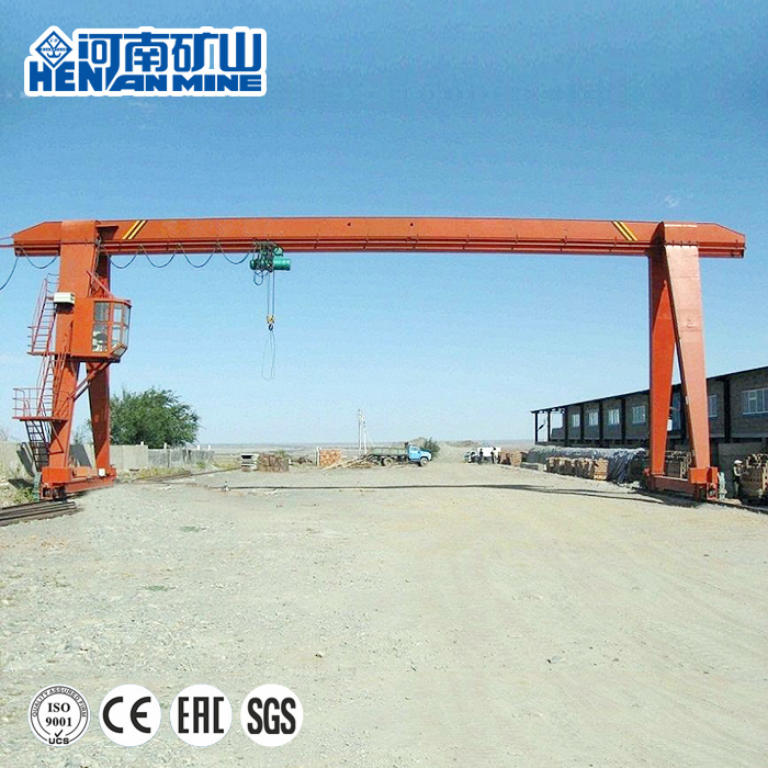 China 
                Henan Mine 屋外高品質移動式シングルジェランダーガントリクレーン / 電気 ホイストガントリクレーン
             supplier