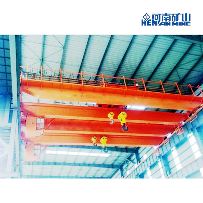 China 
                High Quality Qd Model Electric Double Girder Overhead Crane
             supplier