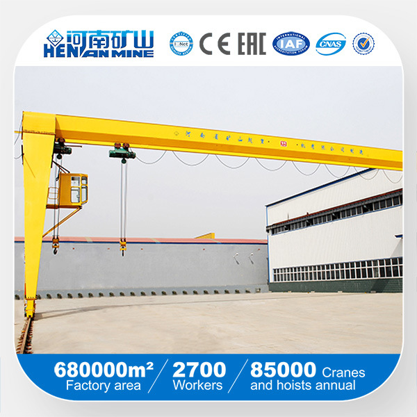 China 
                High Quality Single Girder Semi Gantry Crane (BMH)
             supplier