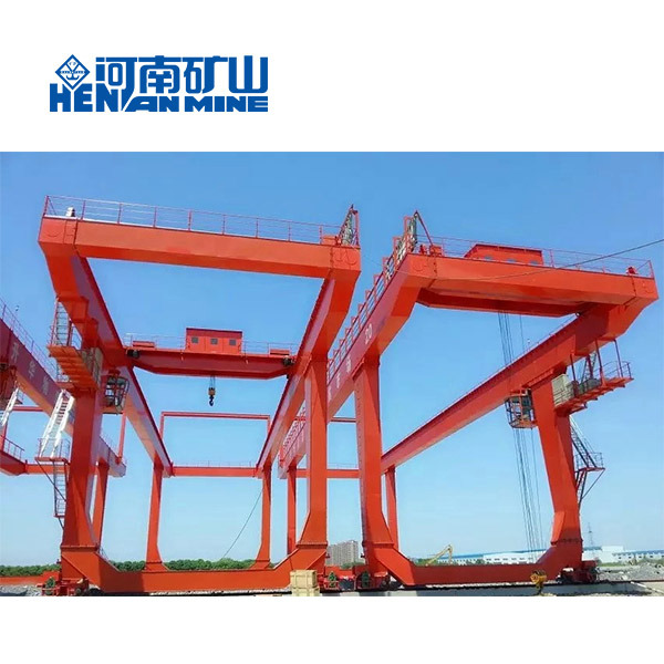 High Technique 40 Ton Heavy Duty U Model Double Girder Electric Rail Traveling Gantry Crane