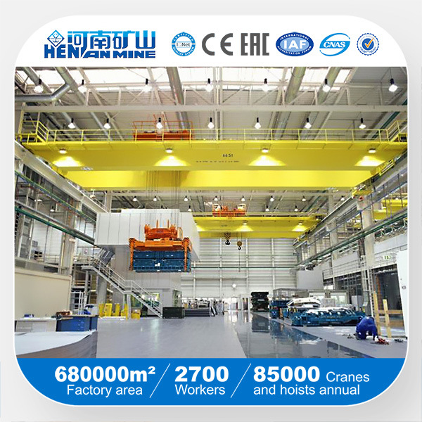 China 
                Hot Sell Electric Double Girder-bovenloopkraan van het Europese type
             leverancier