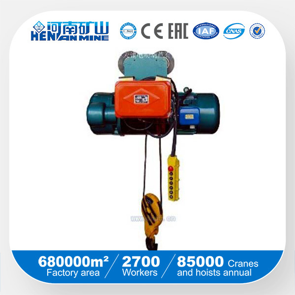 
                Kuangshan Brand Wire Rope Electric Hoist for Sale
            