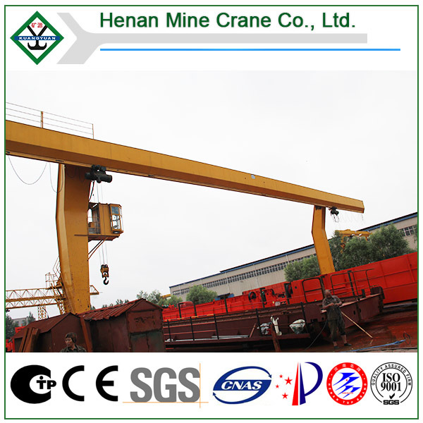 L Type Single Girder Electric Trolley Gantry Crane