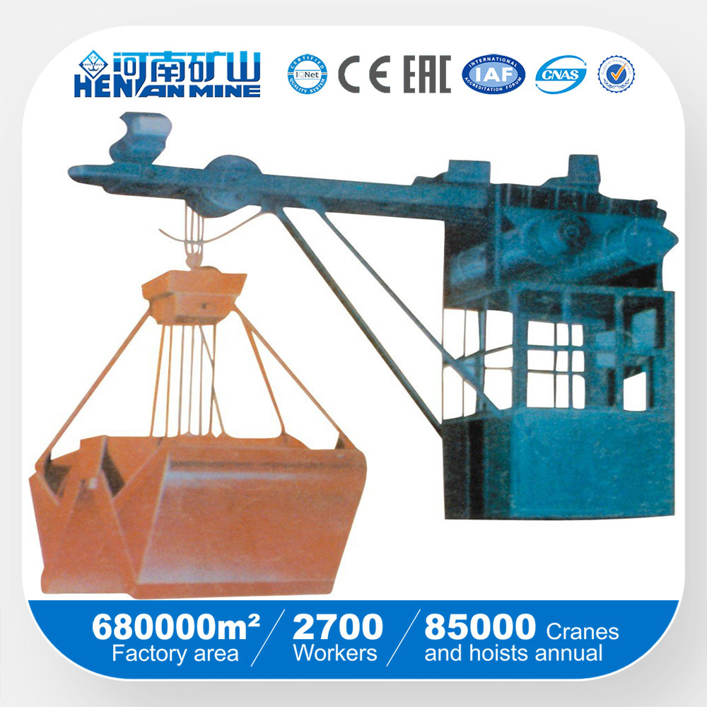 China 
                Lz Type 3-5t Single Beam Grab Crane with Operation Room
             supplier