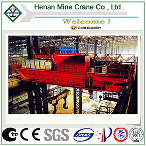 China 
                Metallurgical Casting Crane-Metallurgy Ladle Double Girder Overhead Crane
             supplier
