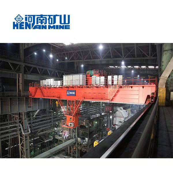 PLC Cabin Control Double Beam Foundry Crane for Steel Mill