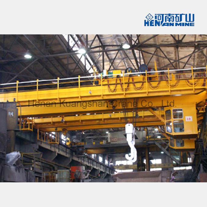 China 
                PLC Control Double Girder Overhead Crane-Metallurgy Teeming Crane
             supplier