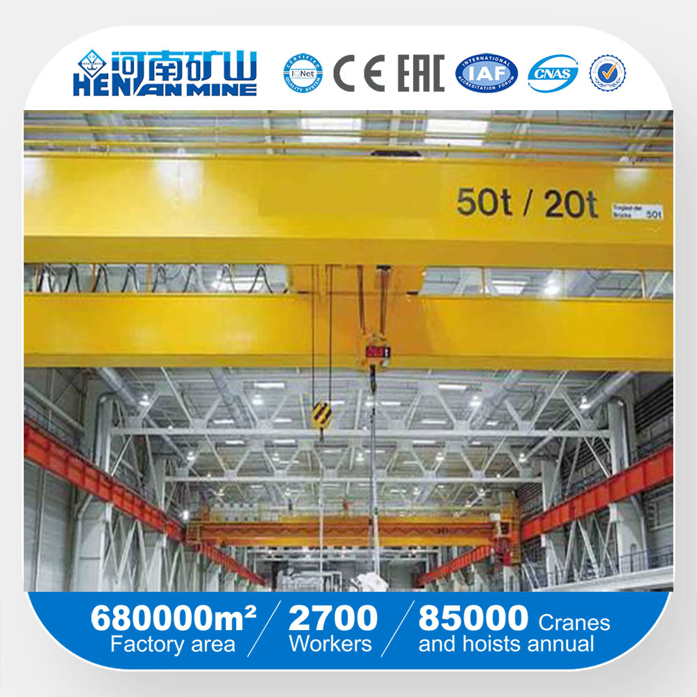 China 
                Qd Type Hot Sale Double Girder Overhead Crane with Best Quality
             supplier