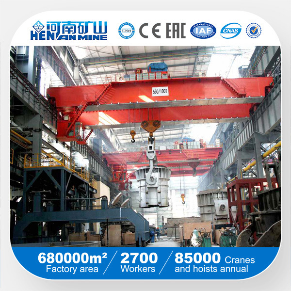 
                Qdy Type Crane Double Beam Foundry Crane
            