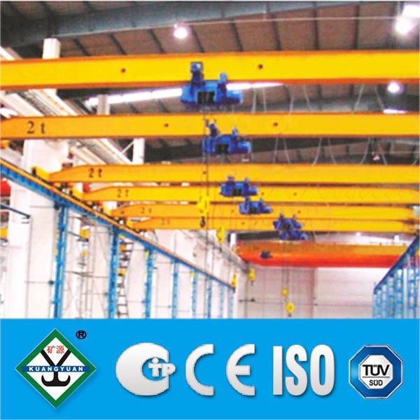 Remote Control Single Girder Electric Overhead Traveling Crane